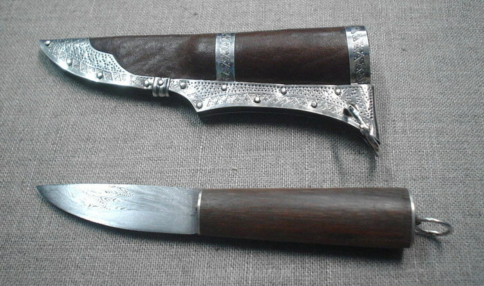 Okucie małego nożyka i pochewki