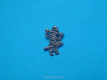 Srebrna zawieszka - wojownik - Klahammar, Szwecja