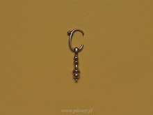 Bronze Rus earring - small one