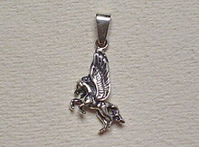 Silver pendant - pegasus
