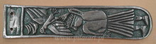 Strap end with falconer