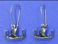Viking earrings - drakkars
