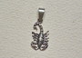 Silver pendant - scorpion