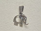Silver pendant - elephant