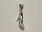 Silver pendant - high heeled shoe